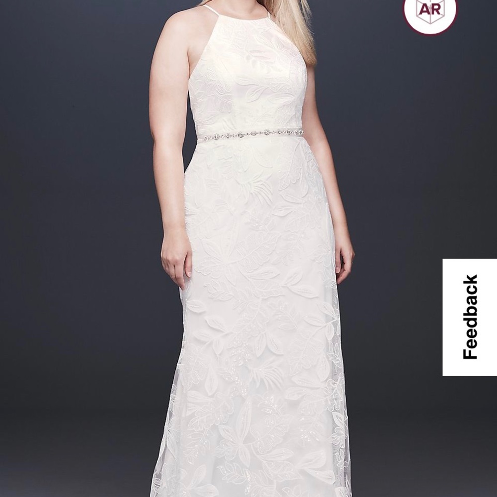 NWT - Semi-Formal Wedding Gown 18W